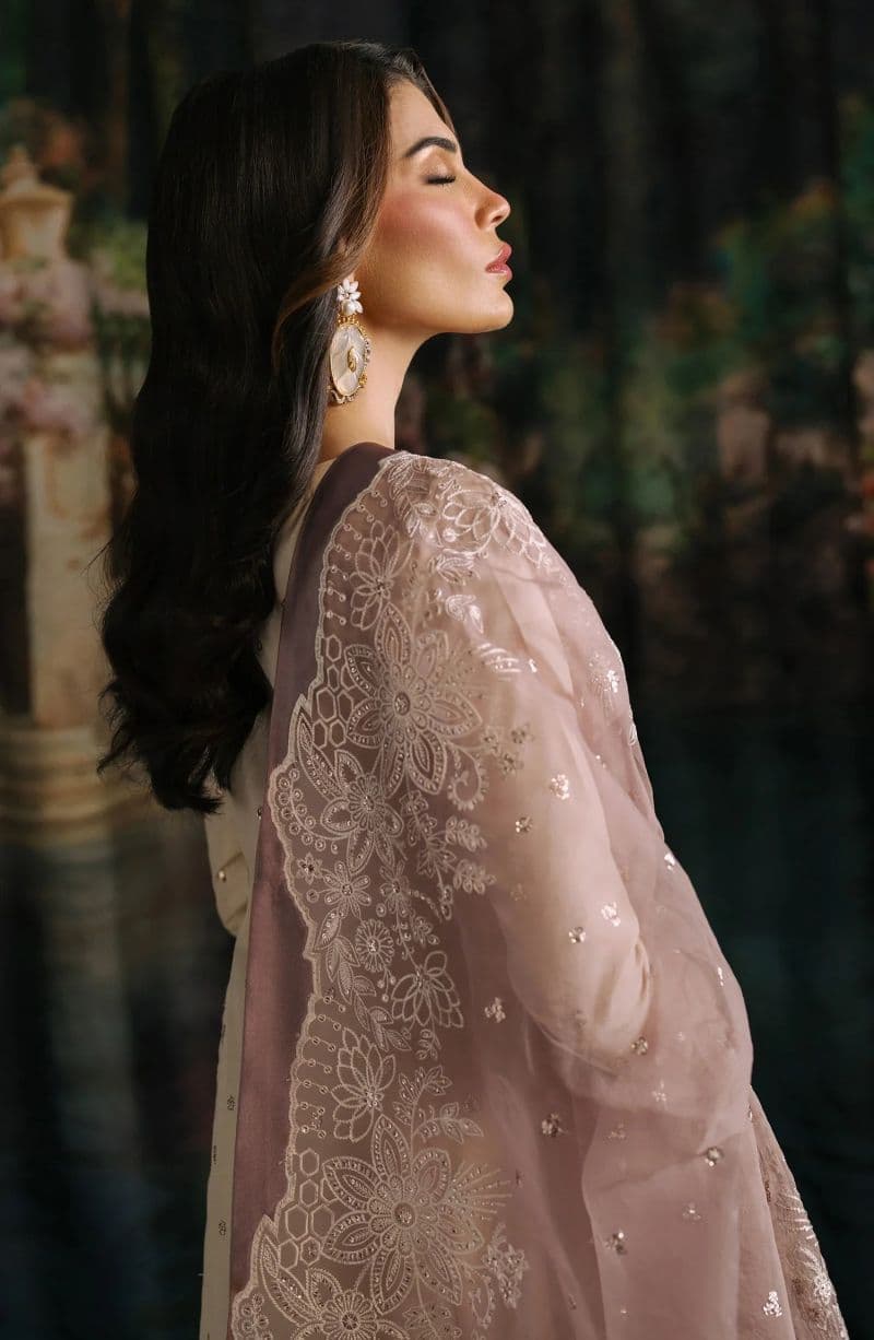 Embroidered Raw Silk Unstitched Suit (RW-01) thumbnail