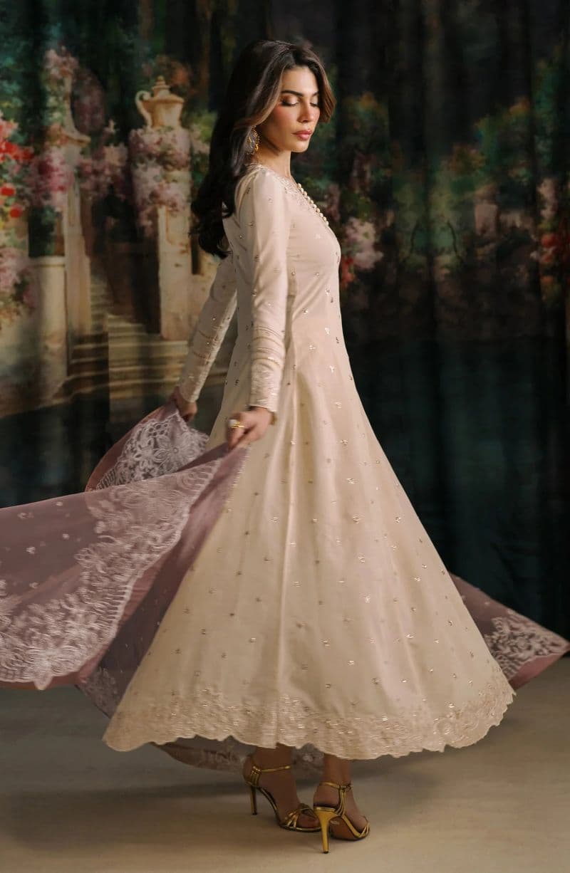 Embroidered Raw Silk Unstitched Suit (RW-01) thumbnail