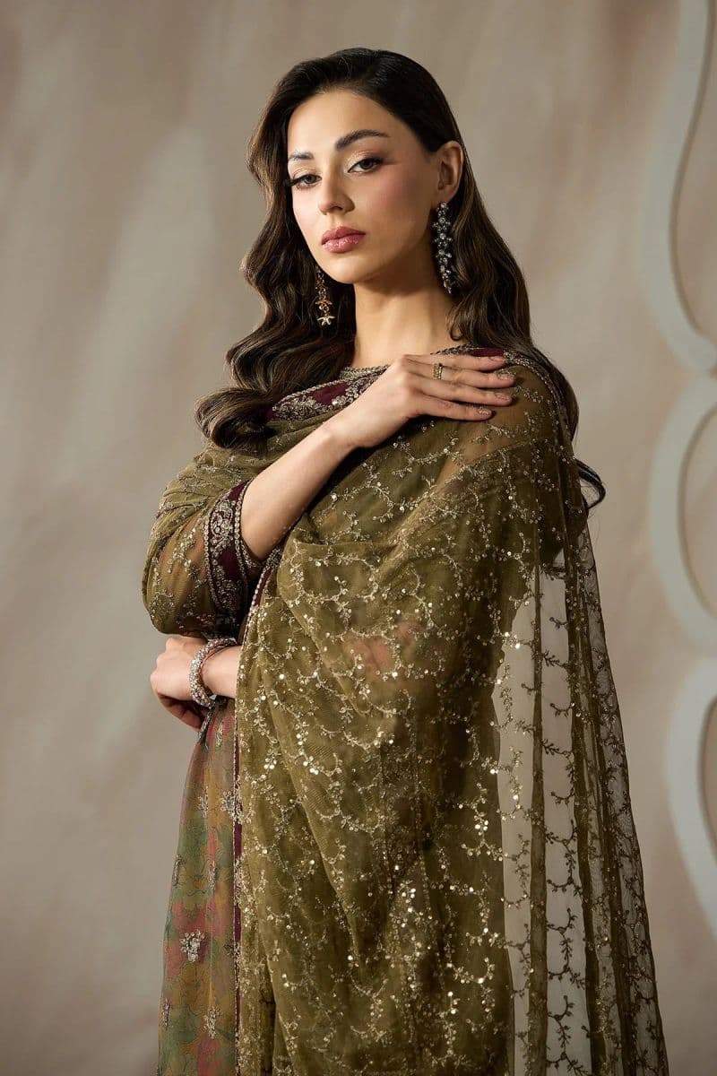 Embroidered Raw Silk Ready-to-Wear Suit (PE-05) thumbnail