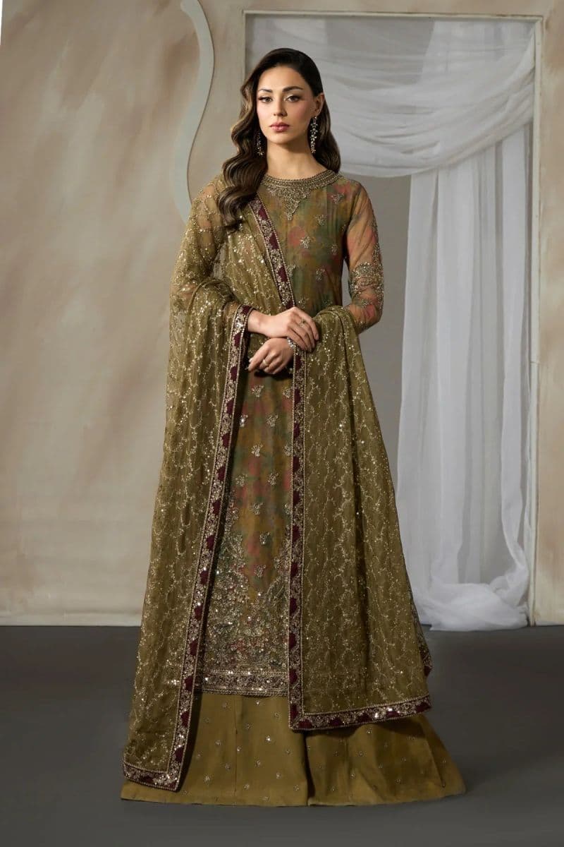 Embroidered Raw Silk Ready-to-Wear Suit (PE-05) thumbnail