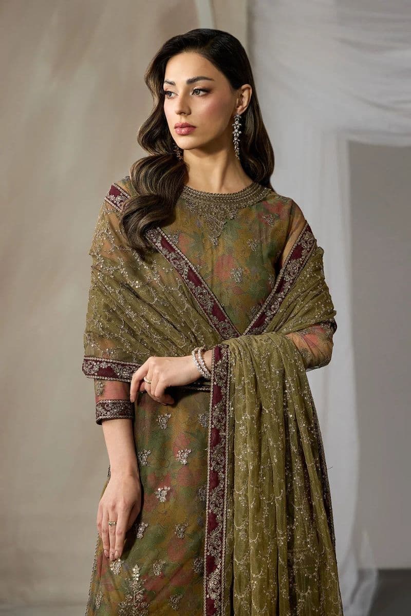 Embroidered Raw Silk Ready-to-Wear Suit (PE-05) thumbnail