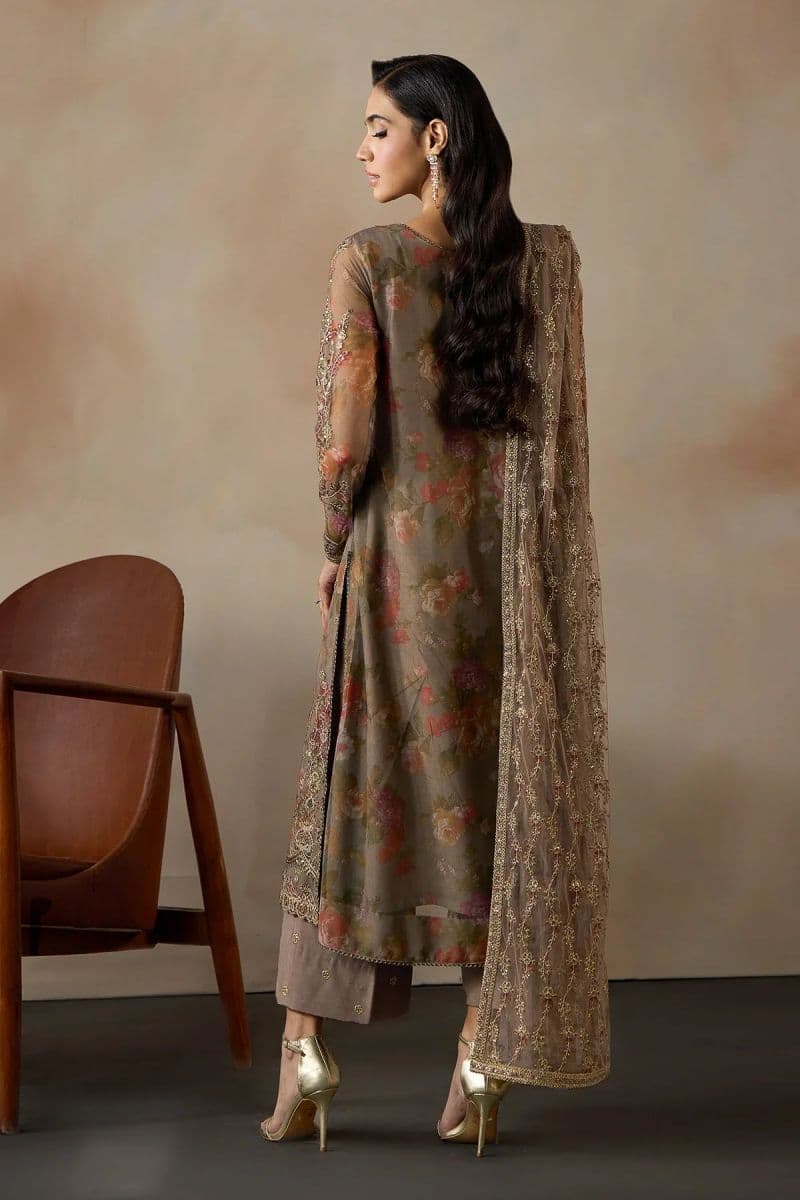 Embroidered Raw Silk Ready-to-Wear Suit (PE-02) thumbnail