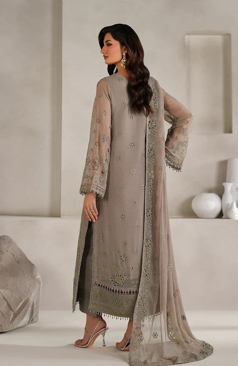 Embroidered Raw Silk Ready-to-Wear Suit (MT-08) thumbnail