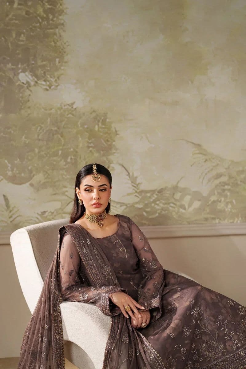 Embroidered Raw Silk Unstitched Suit (ZPE-08) thumbnail