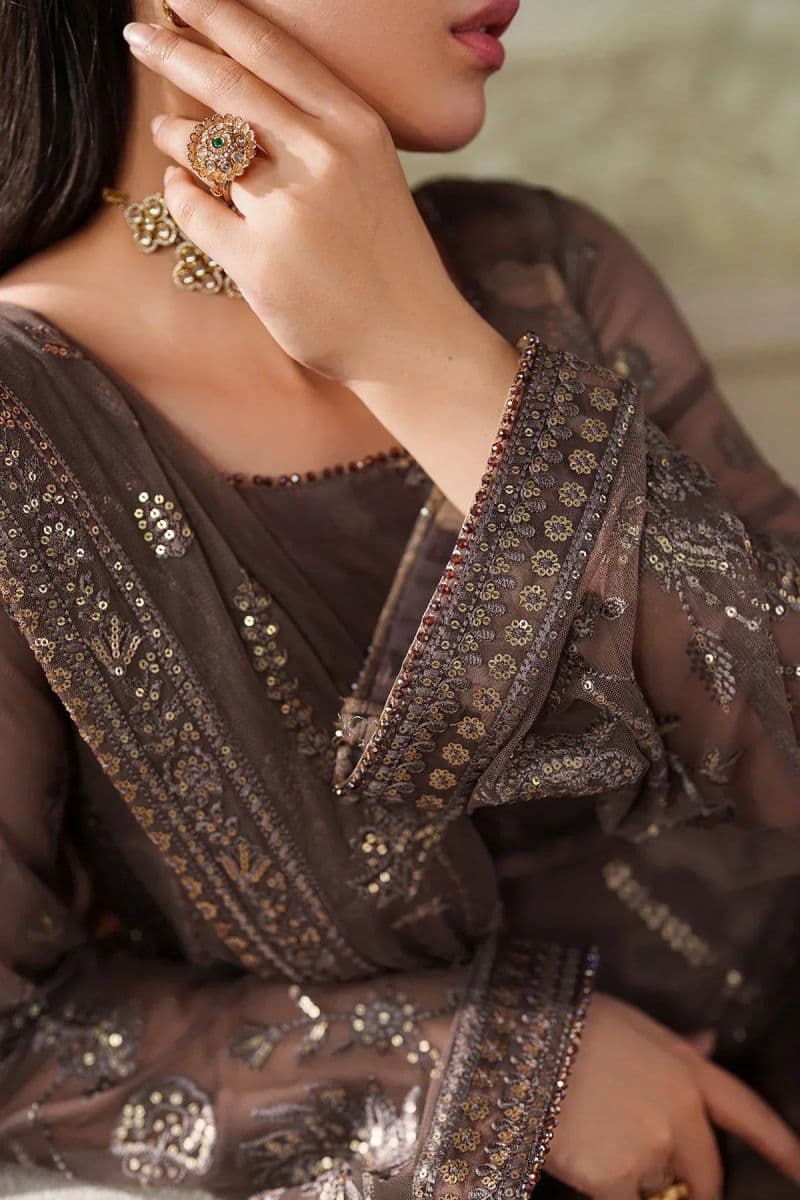 Embroidered Raw Silk Unstitched Suit (ZPE-08) thumbnail