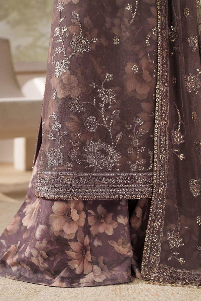 Embroidered Raw Silk Unstitched Suit (ZPE-08) thumbnail