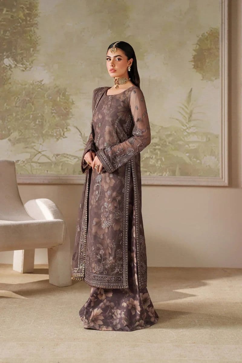 Embroidered Raw Silk Unstitched Suit (ZPE-08) thumbnail