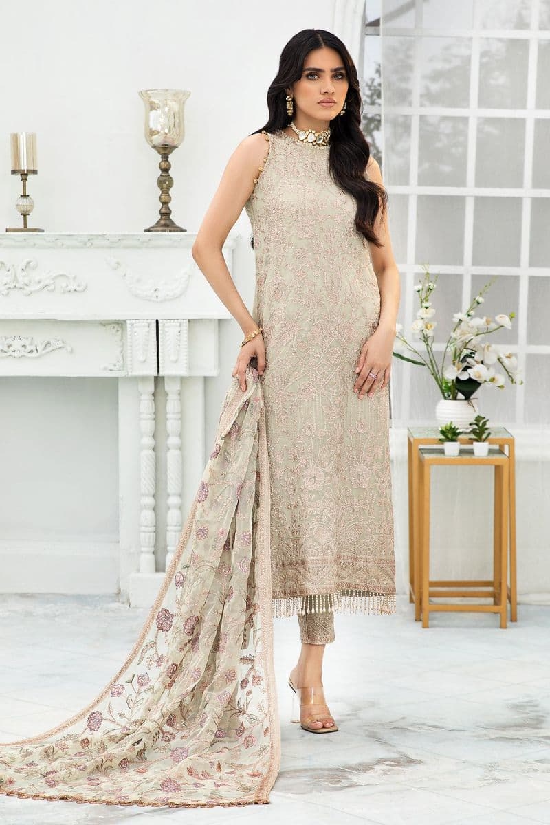 Embroidered Raw Silk Unstitched Suit (ZDL-02) thumbnail