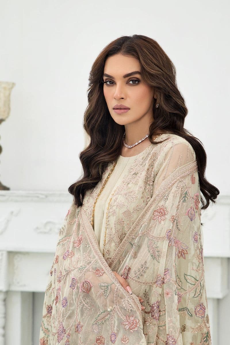 Embroidered Raw Silk Unstitched Suit (ZDL-02) thumbnail