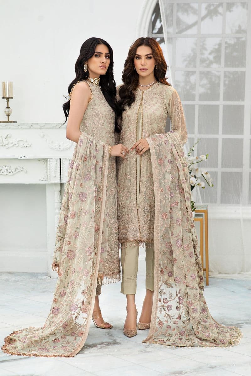 Embroidered Raw Silk Unstitched Suit (ZDL-02) thumbnail