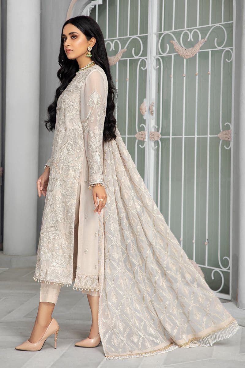 Embroidered Raw Silk Unstitched Suit thumbnail