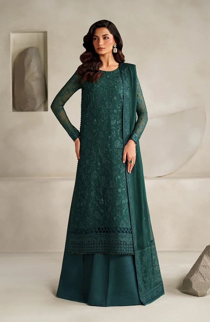 Embroidered Raw Silk Ready-to-Wear Suit (MT-06) thumbnail