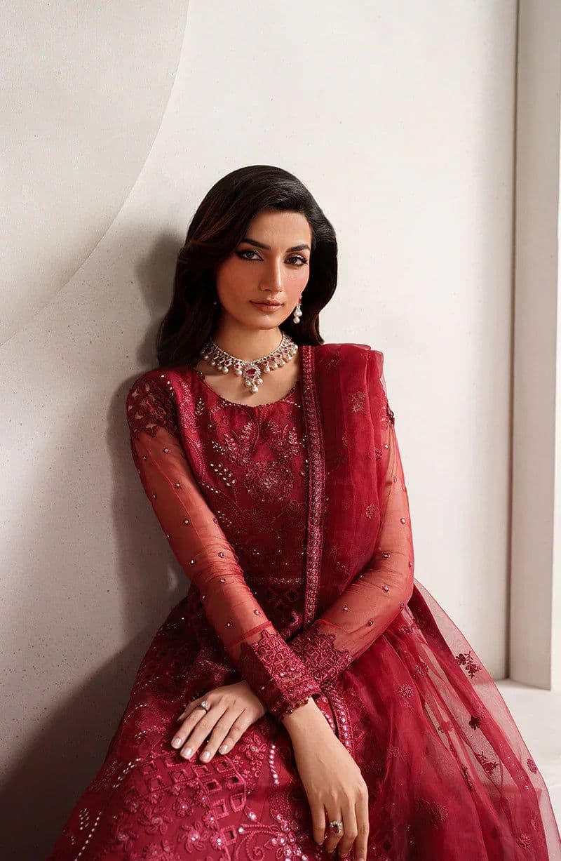 Embroidered Raw Silk 2 Piece Ready-to-Wear Suit (MT-01) thumbnail