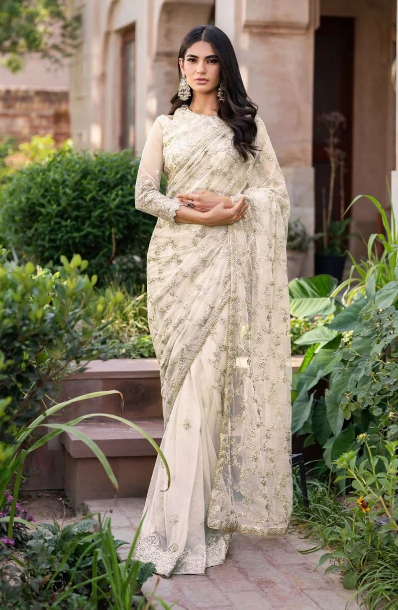 Embroidered Raw Silk Ready-to-Wear Suit (SBA-02) thumbnail