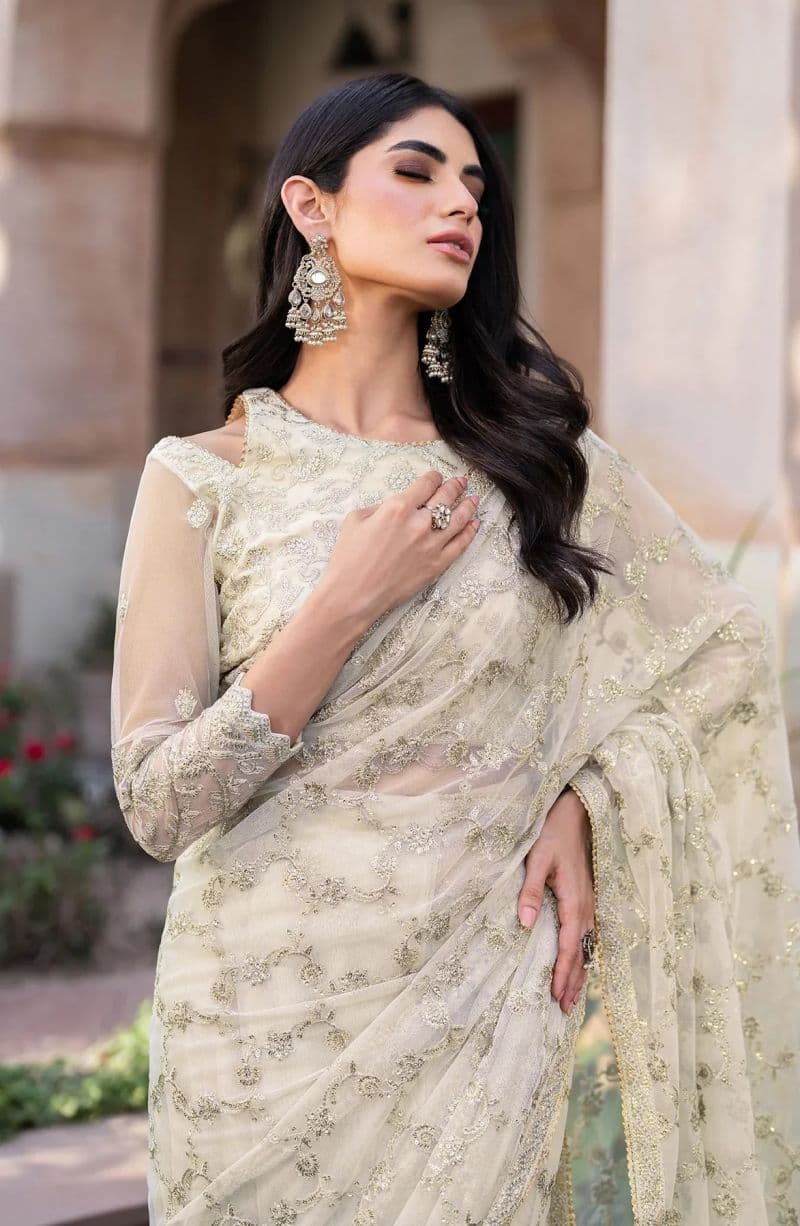 Embroidered Raw Silk Ready-to-Wear Suit (SBA-02) thumbnail