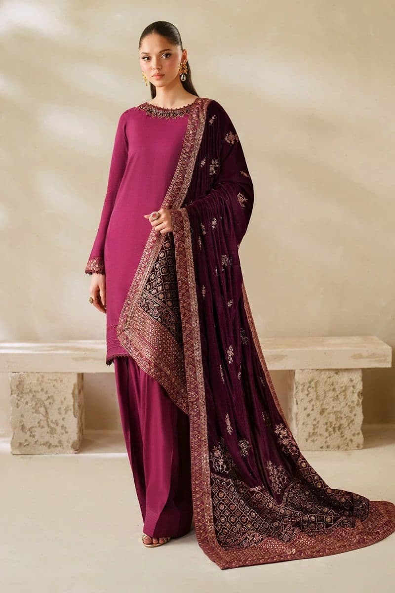 Embroidered Raw Silk Ready-to-Wear Suit (VS-02-RTD) thumbnail