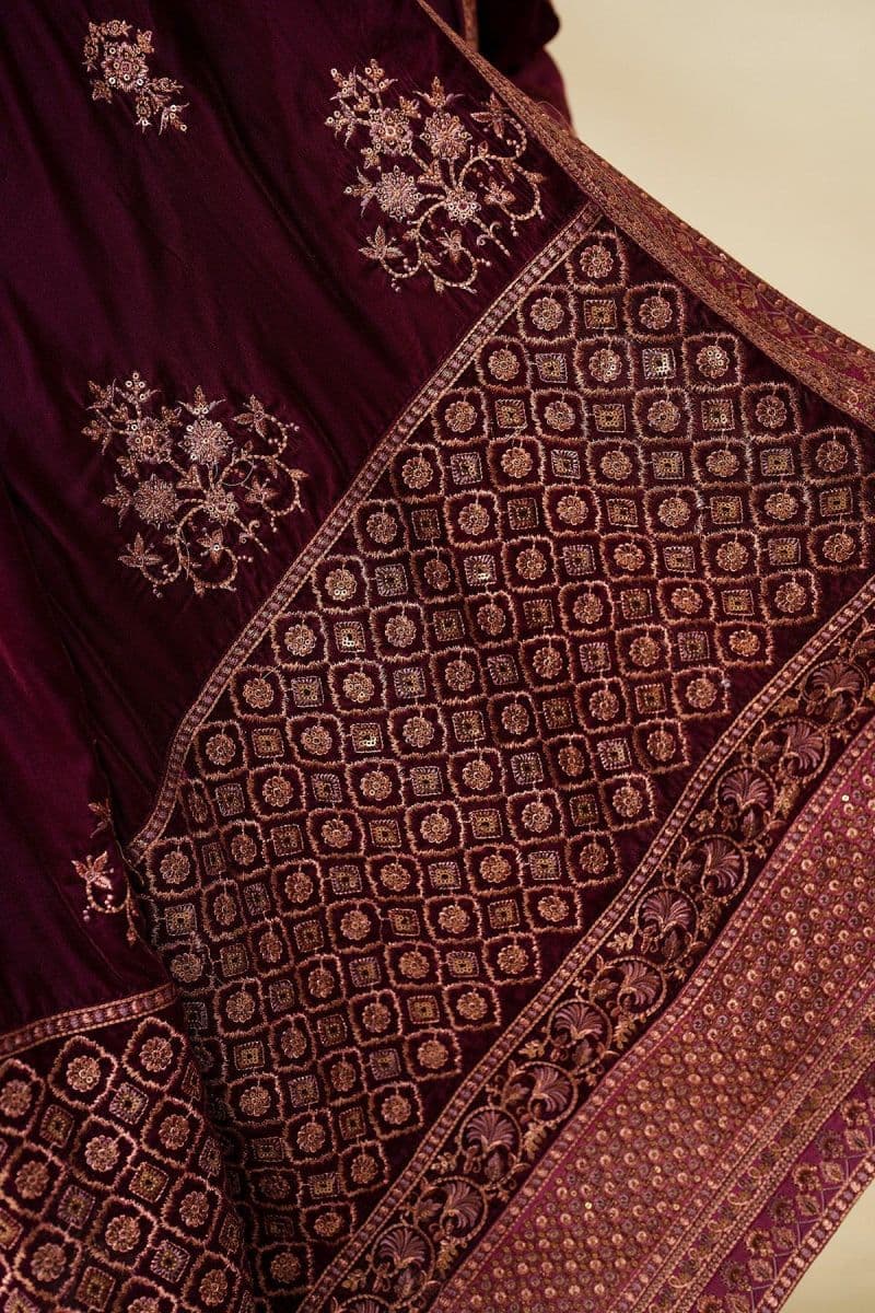 Embroidered Raw Silk Ready-to-Wear Suit (VS-02-RTD) thumbnail