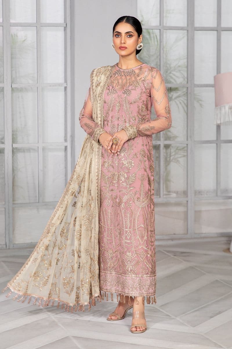 Embroidered Raw Silk Unstitched Suit (ZB-07) thumbnail