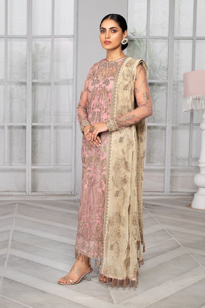 Embroidered Raw Silk Unstitched Suit (ZB-07) thumbnail