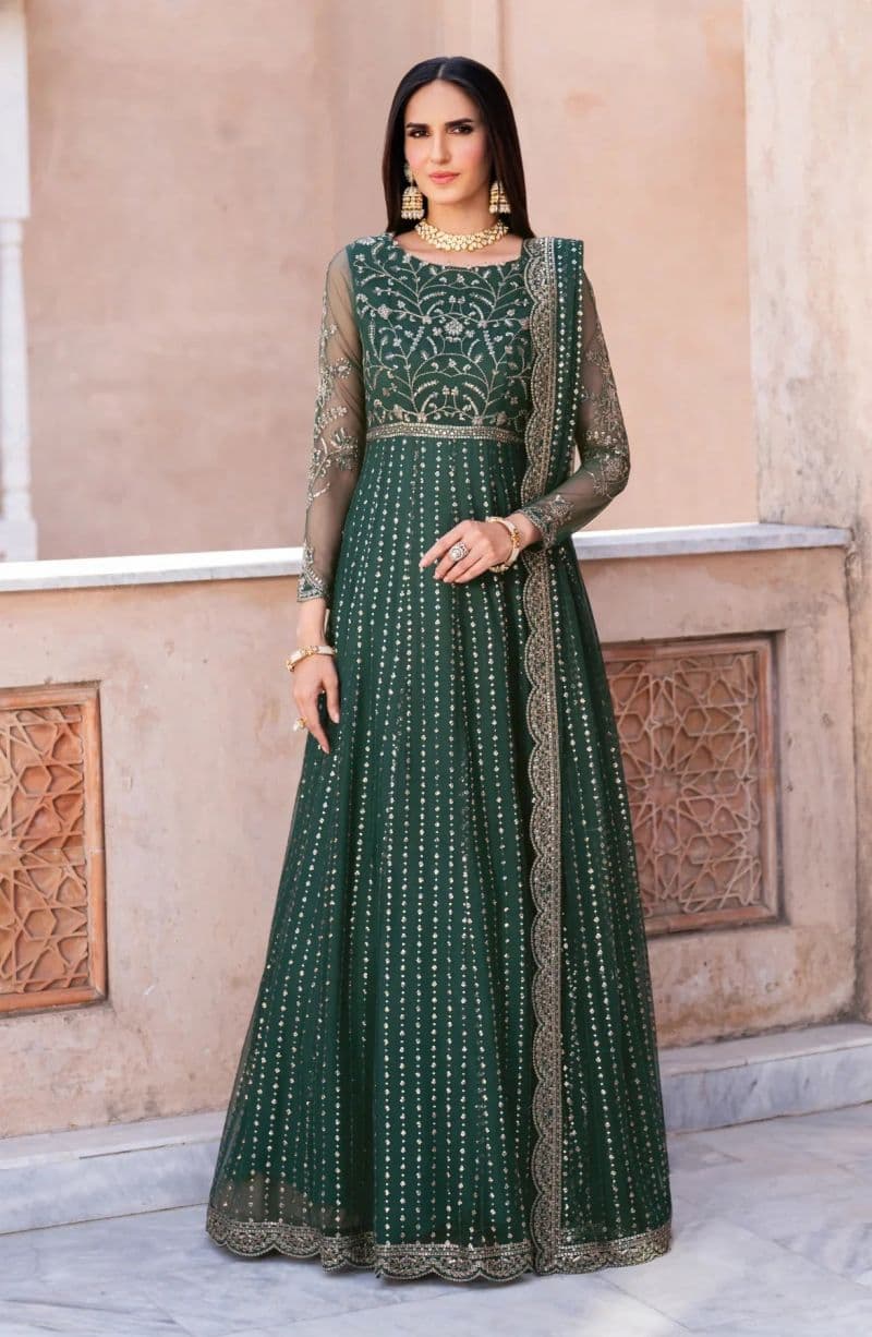 Embroidered Raw Silk Ready-to-Wear Suit (SBA-05) thumbnail