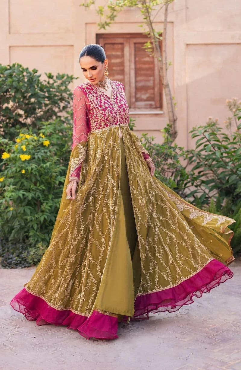 Embroidered Raw Silk Ready-to-Wear Suit (SBA-03) thumbnail
