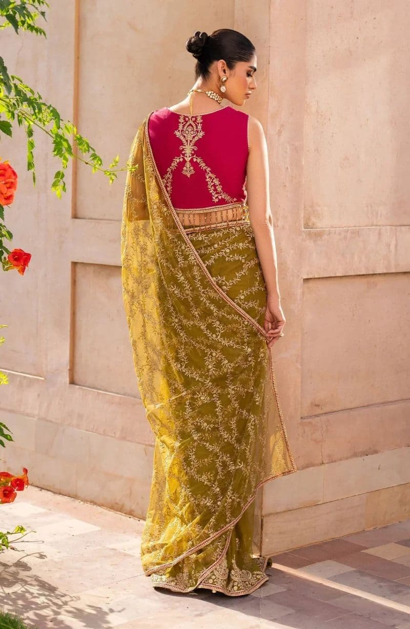 Embroidered Raw Silk Ready-to-Wear Suit (SBA-03) thumbnail