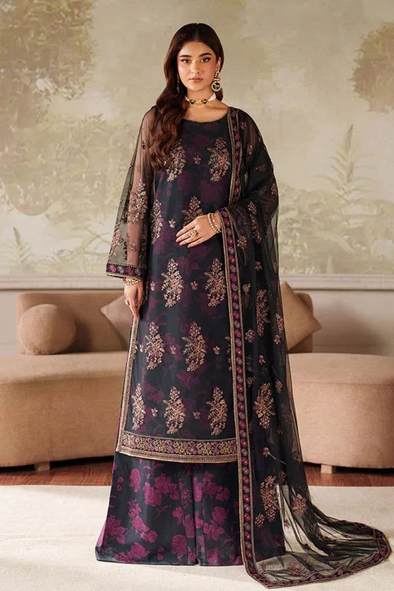 Embroidered Raw Silk Ready-to-Wear Suit (ZPE-05) thumbnail