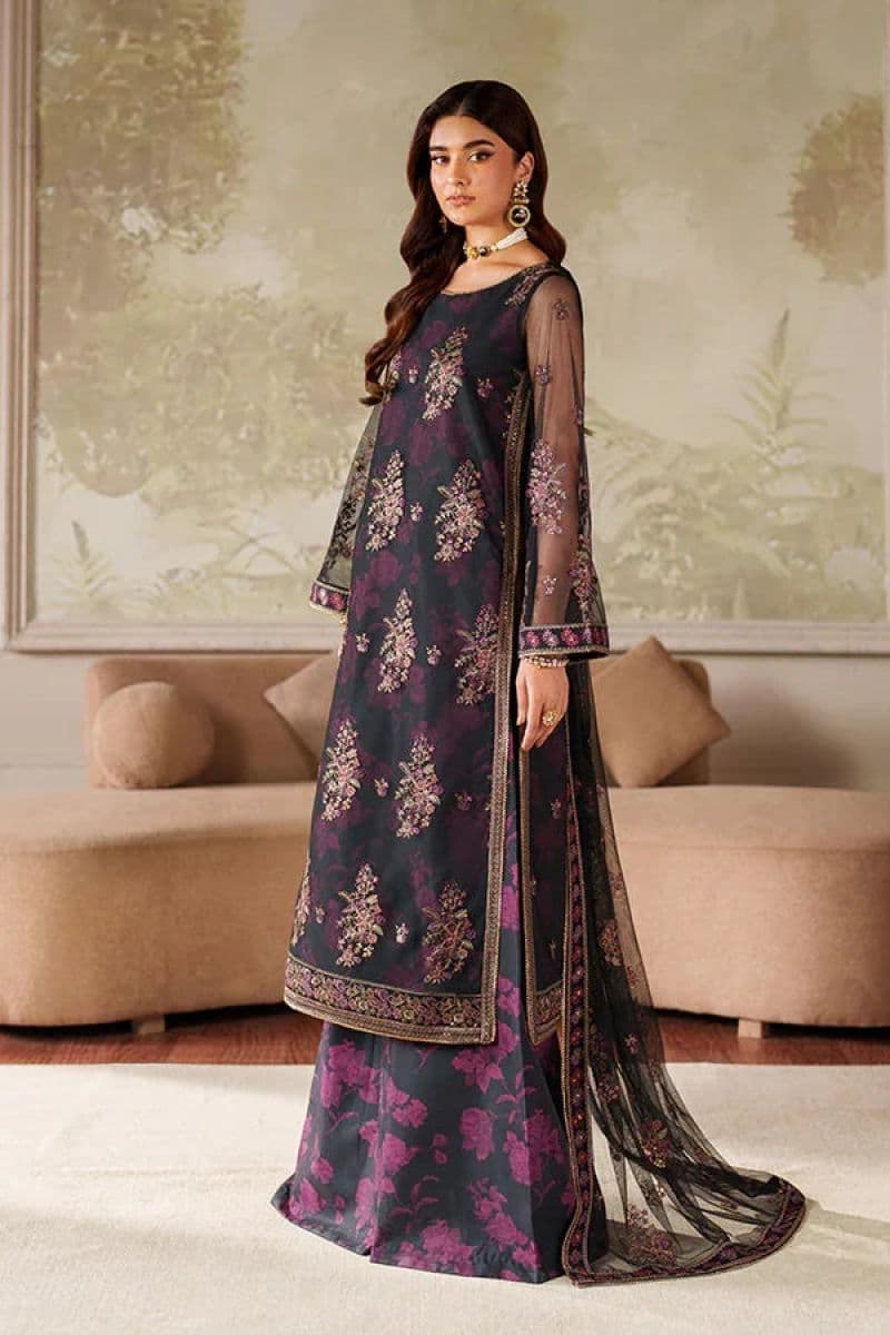 Embroidered Raw Silk Ready-to-Wear Suit (ZPE-05) thumbnail