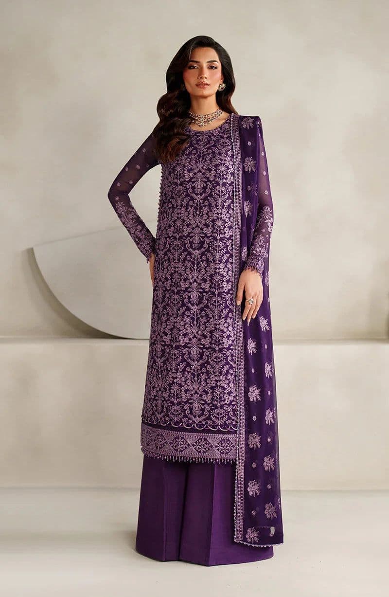 Embroidered Raw Silk Ready-to-Wear Suit (MT-07) thumbnail