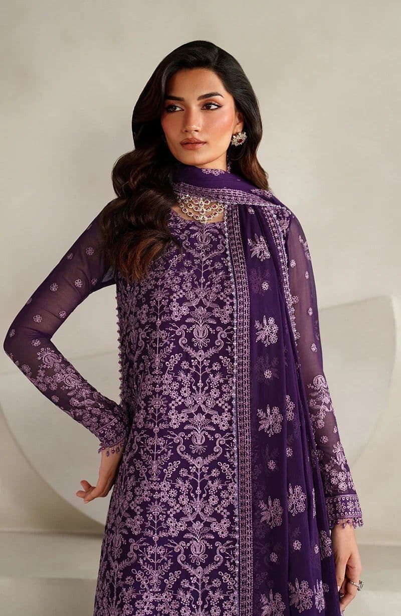 Embroidered Raw Silk Ready-to-Wear Suit (MT-07) thumbnail