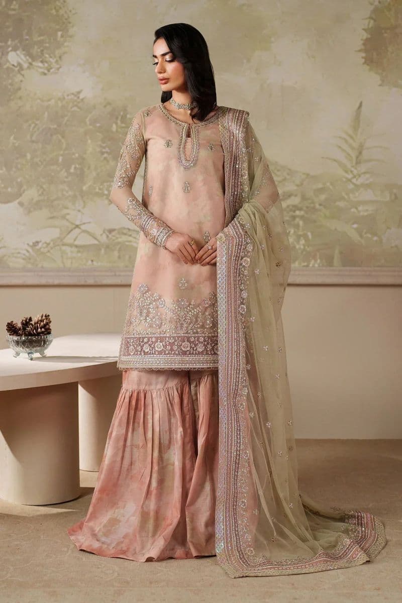 Embroidered Raw Silk Unstitched Suit (ZPE-04) thumbnail