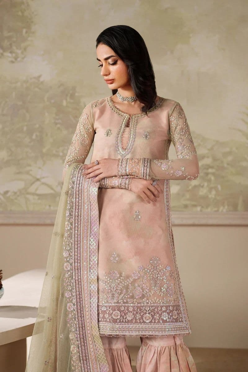 Embroidered Raw Silk Unstitched Suit (ZPE-04) thumbnail