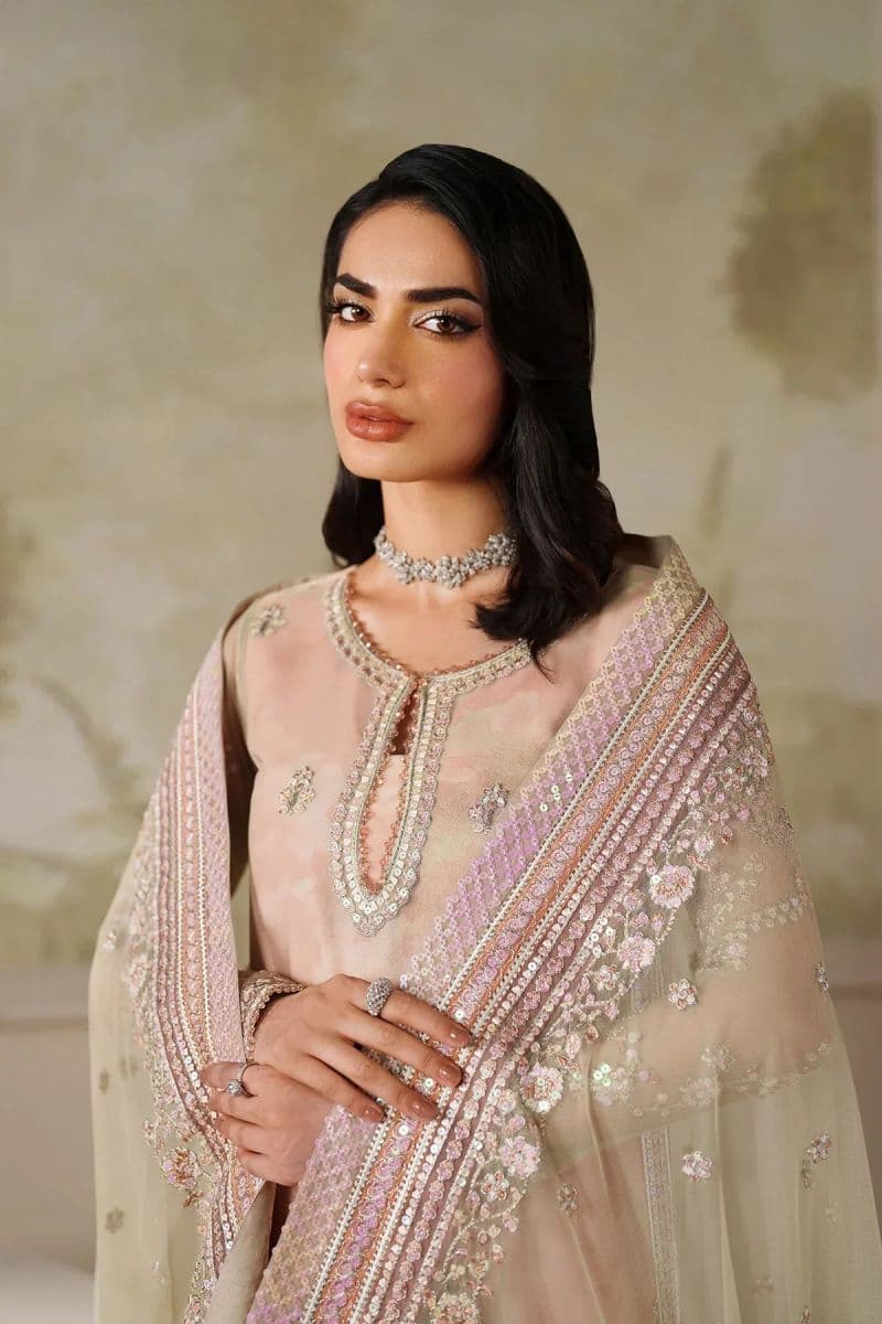 Embroidered Raw Silk Unstitched Suit (ZPE-04) thumbnail