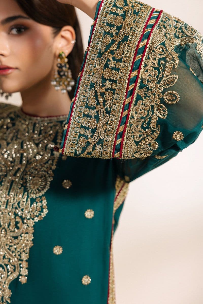 Embroidered Chiffon Unstitched Suit thumbnail