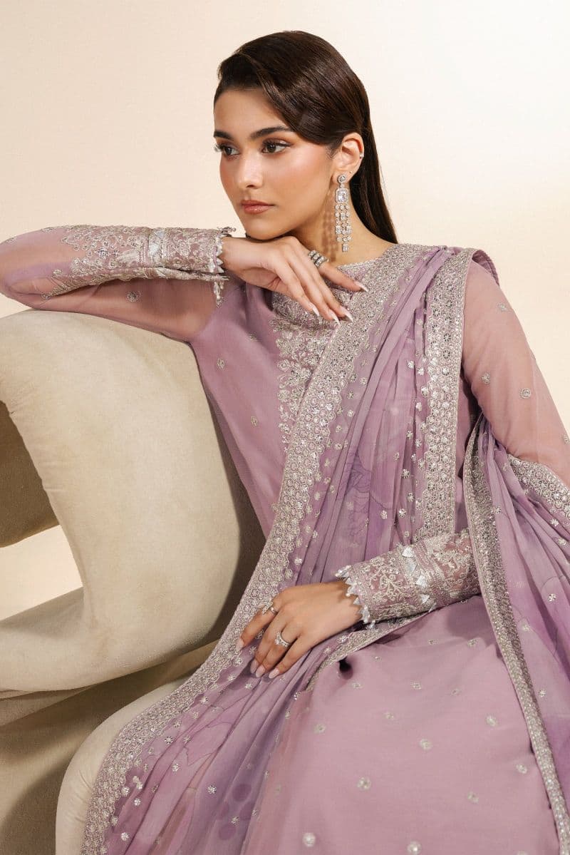Embroidered Chiffon Unstitched Suit thumbnail