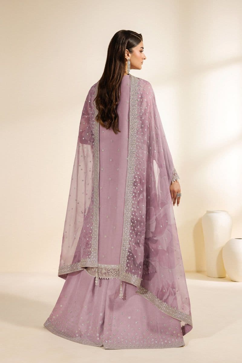 Embroidered Chiffon Unstitched Suit thumbnail