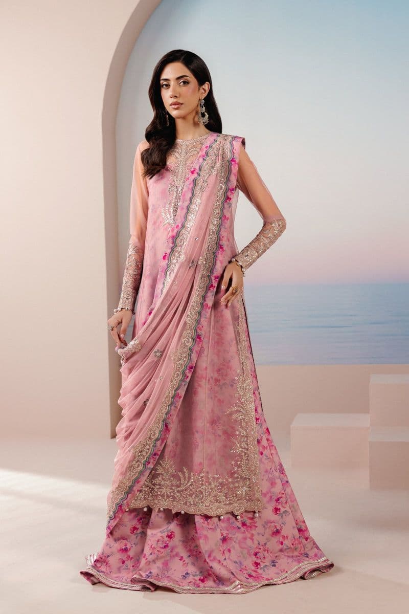 Embroidered Silk Unstitched Suit