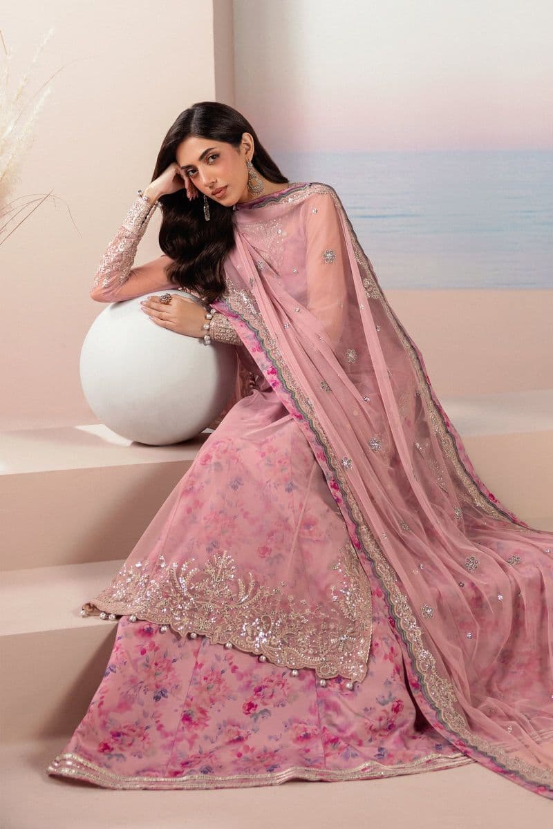 Embroidered Silk Unstitched Suit