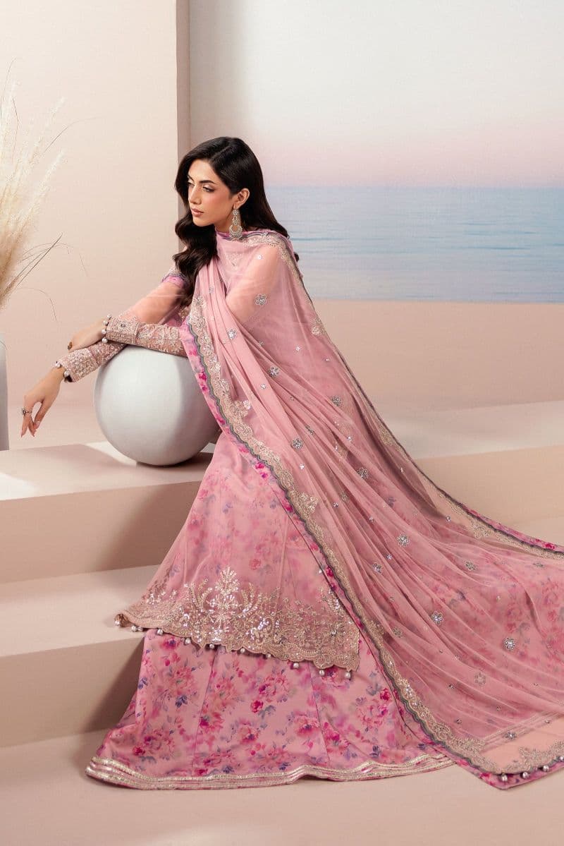 Embroidered Silk Unstitched Suit