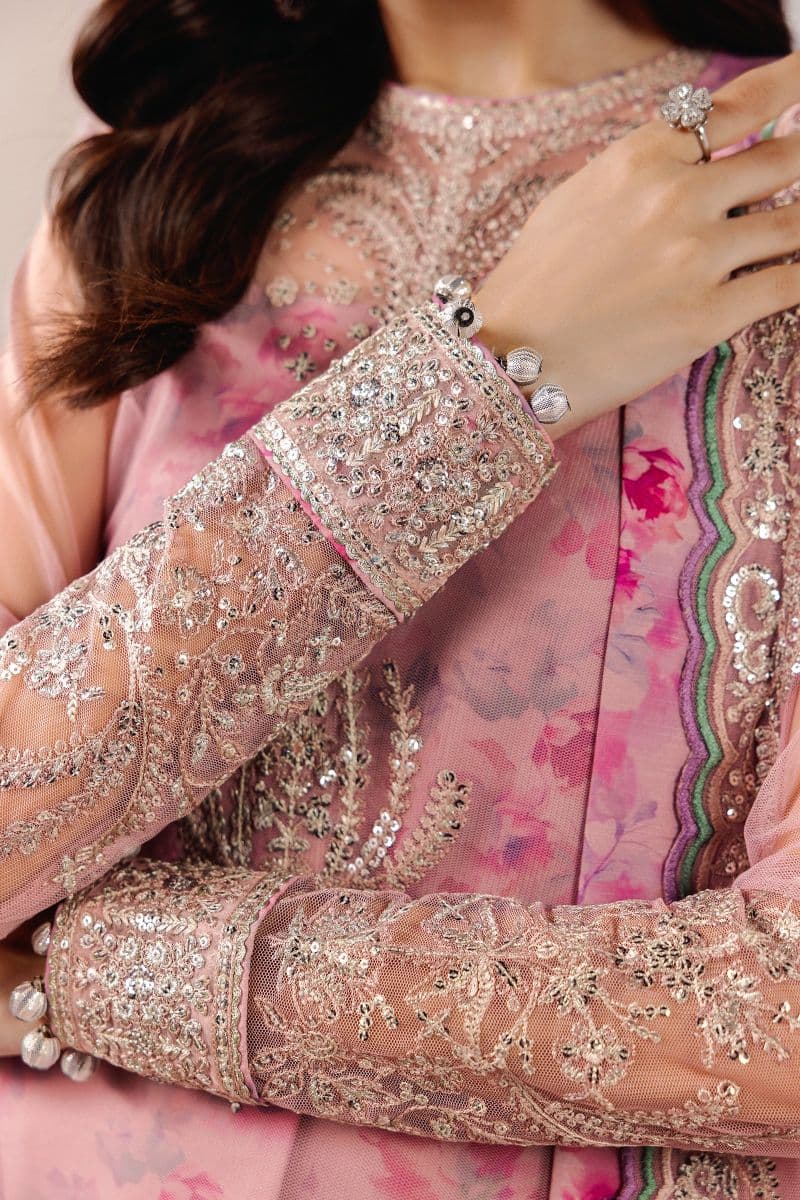 Embroidered Silk Unstitched Suit