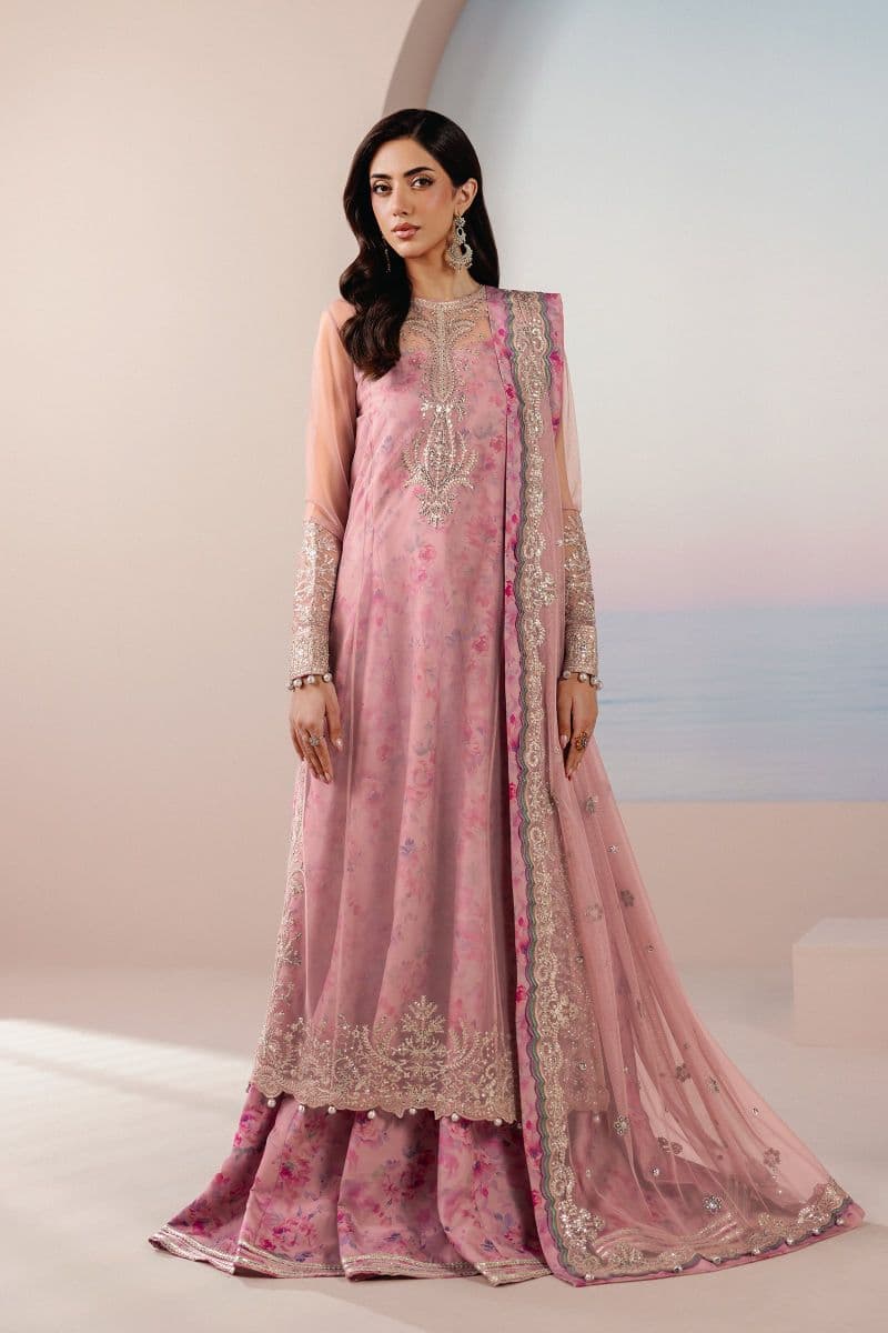 Embroidered Silk Unstitched Suit