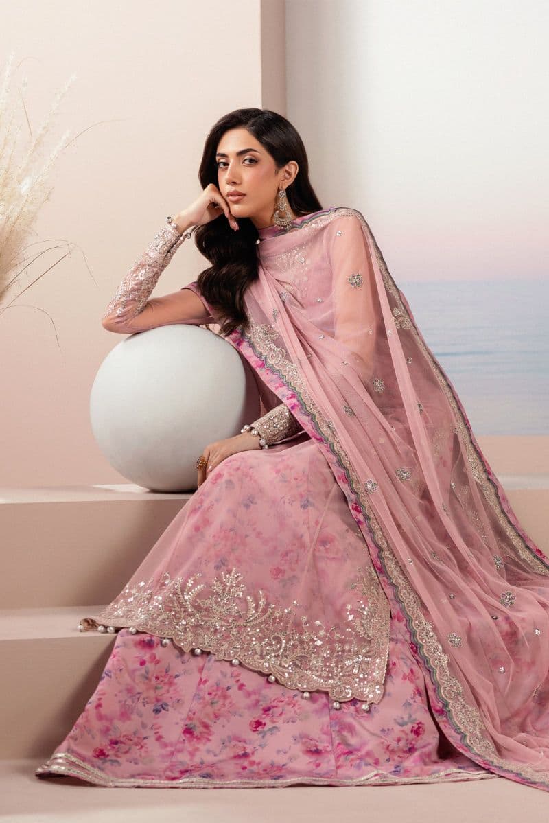 Embroidered Silk Unstitched Suit