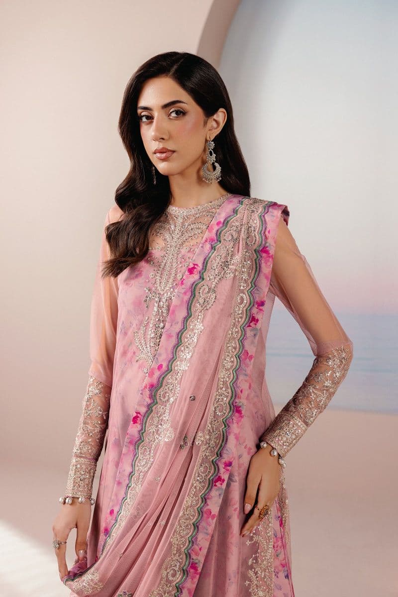 Embroidered Silk Unstitched Suit