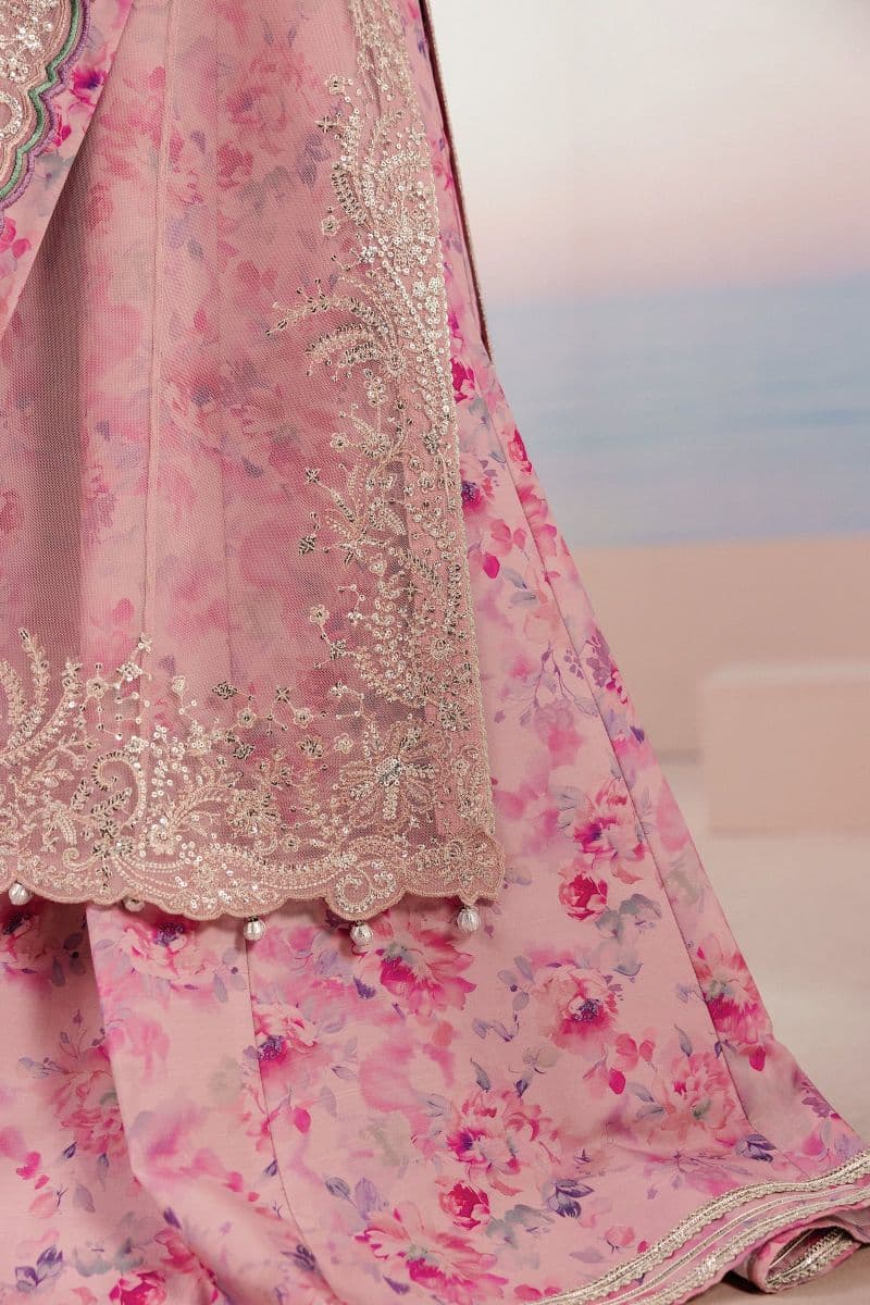 Embroidered Silk Unstitched Suit