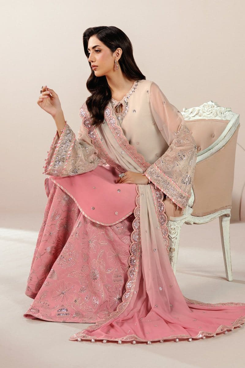Embroidered Chiffon Unstitched Suit