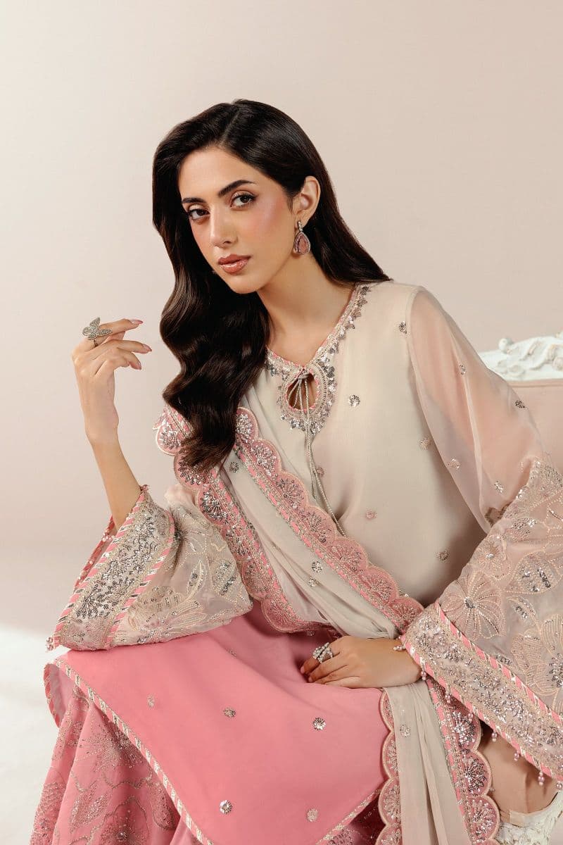 Embroidered Chiffon Unstitched Suit