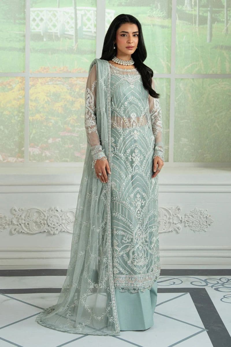 Embroidered Raw Silk Ready-to-Wear Suit (ZRI-01) thumbnail