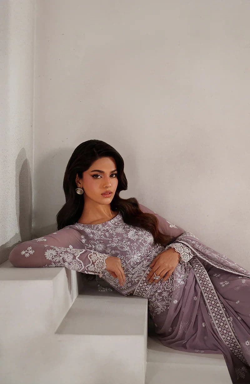 Embroidered Raw Silk Ready-to-Wear Suit (MT-05) thumbnail