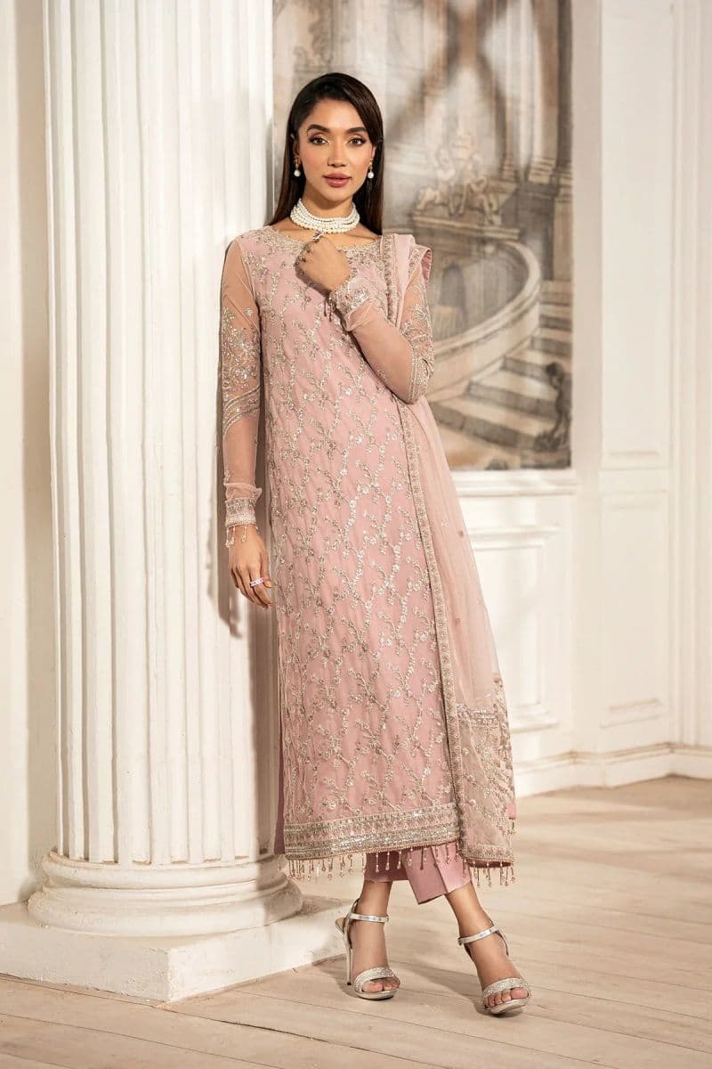 Embroidered Raw Silk Ready-to-Wear Suit (ZFE-03) thumbnail