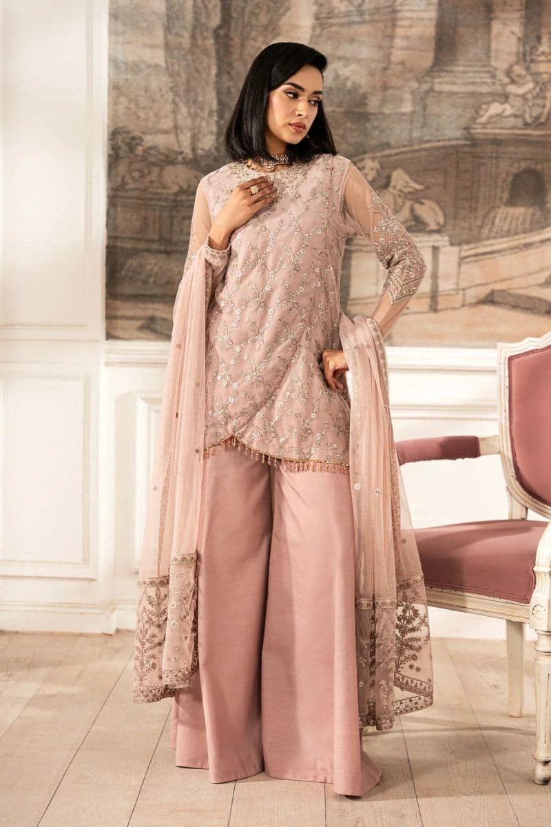 Embroidered Raw Silk Ready-to-Wear Suit (ZFE-03) thumbnail